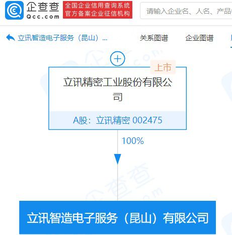 立訊精密加碼智造與服務，2億注冊資本公司瞄準電子產業(yè)鏈新機遇