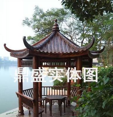 防腐木六角涼亭 別墅景觀(guān)與古建筑風(fēng)韻的完美融合